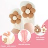 4 Packs Baby Girls Socks Flower Non-slip Socks with Grips