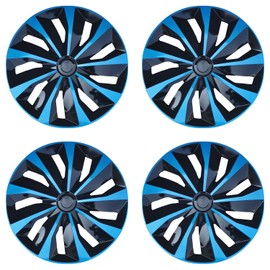 Hubcap Wheel Cover Replacement R15 Hub Caps Universal Wheel Rim Cover ABS Material Exterior Accessories for Car Truck SUV -Set of 4