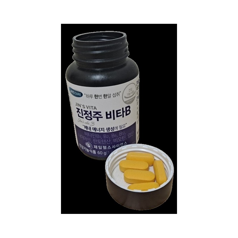Jinju Vitamin B 1000mg x 60 tablets / 진정주 비타민B