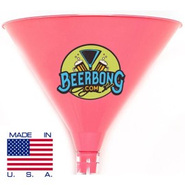BeerBong.com Large Beer Bong Funnel | Black Valve (3’ Long) Fun for Tailgating | Pink Funnel