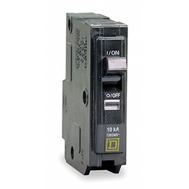 Square D Plug in Circuit Breaker, QO, Number of Poles 1, 30 Amps, 120/240VAC, High Interrupting Capacity