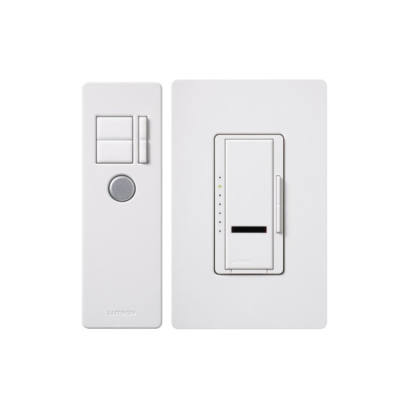 Lutron Maestro IR 600-Watt Single-Pole Digital Dimmer, MIR-600THW-WH, White
