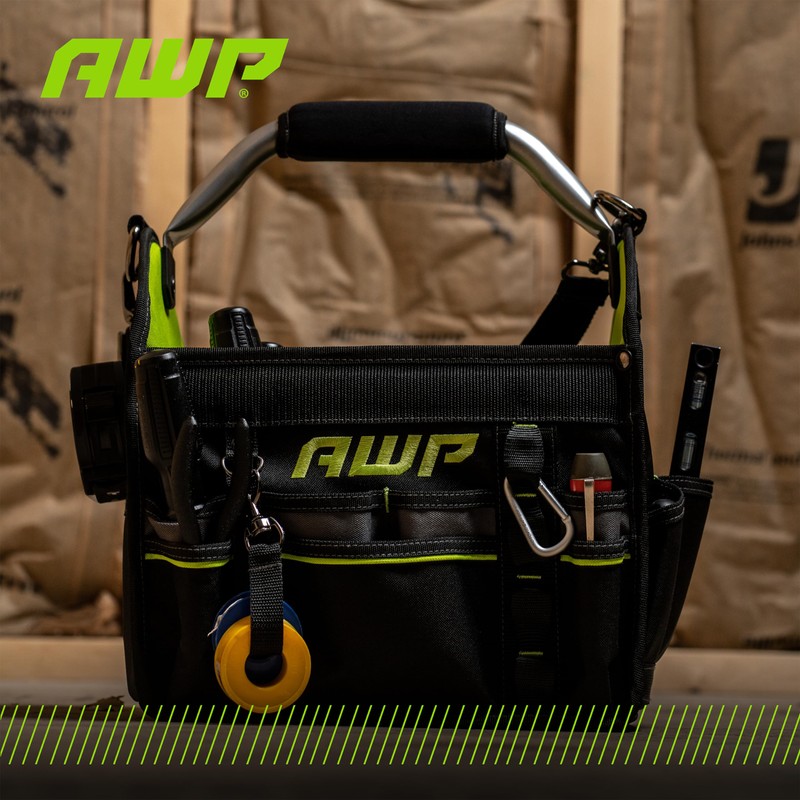 AWP Tool Bags, Premium Tool Bag, Black, Durable Tool Tote,