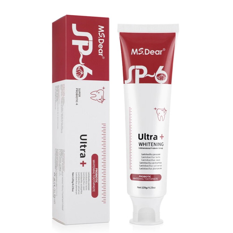 SP-6 Ultra Brightening Probiotics Toothpaste - 120g Sensitive Teeth Whitening