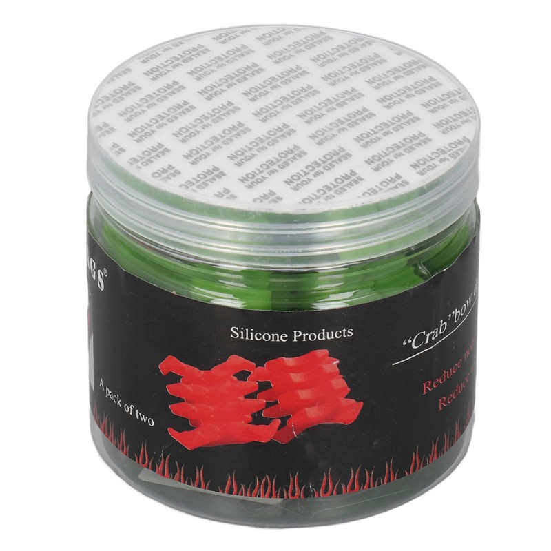 1 Pair Rubber Archery Bow Limbs Vibration Damper Dampener Crab