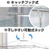Iris Ohyama PIH-32SH Stainless Steel Pinch Hanger, 32 Pinch, Laundry