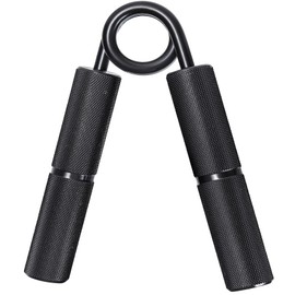 Catsobat Hand Grip for Muscle Training, Grip Strength Training Equipment, Ergonomic Original Limited Design, Shine Black, 100 Lbs, Beginner