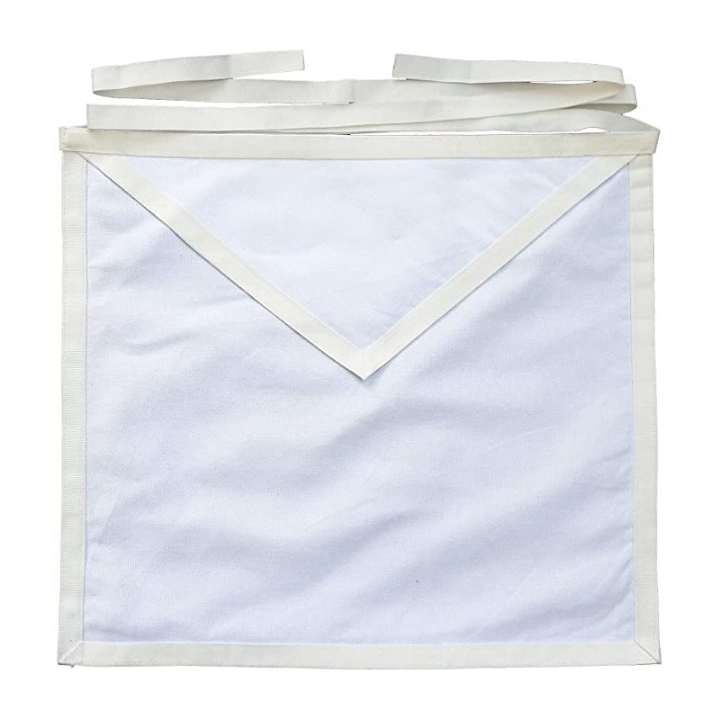 MASONIC REGALIA COTTON DUCK CLOTH CANDIDATE APPRENTICE APRONS - PACK