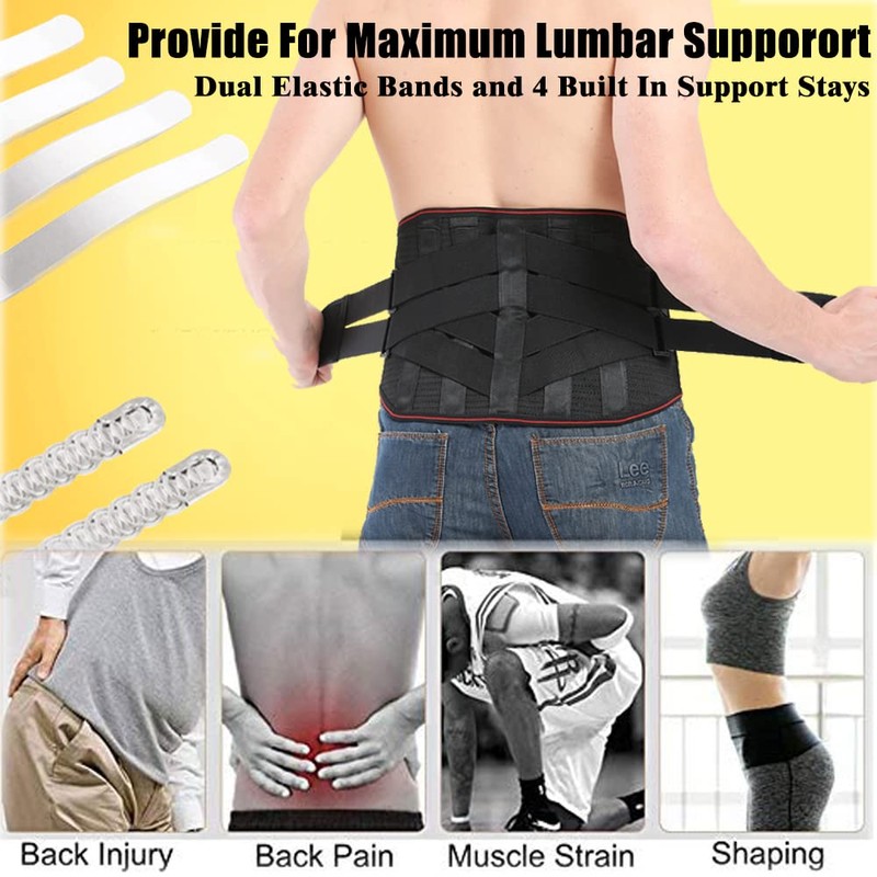 Back Support, Lumbar Support, Back Belt for Men and Women,