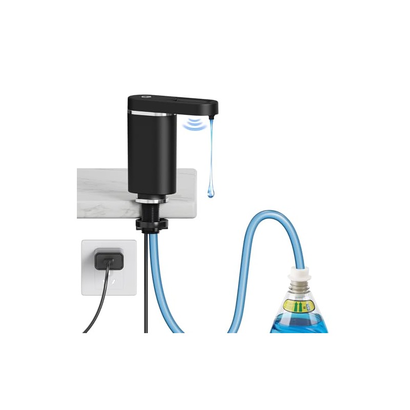 Automatic Dish Soap Dispenser for Kitchen Sink, Touch-Free Electric Sink