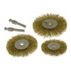 Toolzone 5Pc Flat Wire Wheels For Drill