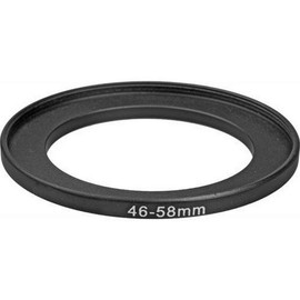 Fotodiox 04sr4658 Metal Step Up Ring, Anodized Black Metal 46mm-58mm