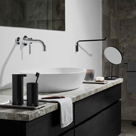 Blomus MODO Vanity Mirror - Black Titanium Coated Stainless Steel