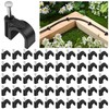 Leriton 100 Pcs Drip Irrigation 1/4" and 3/8" Tubing Mounting
