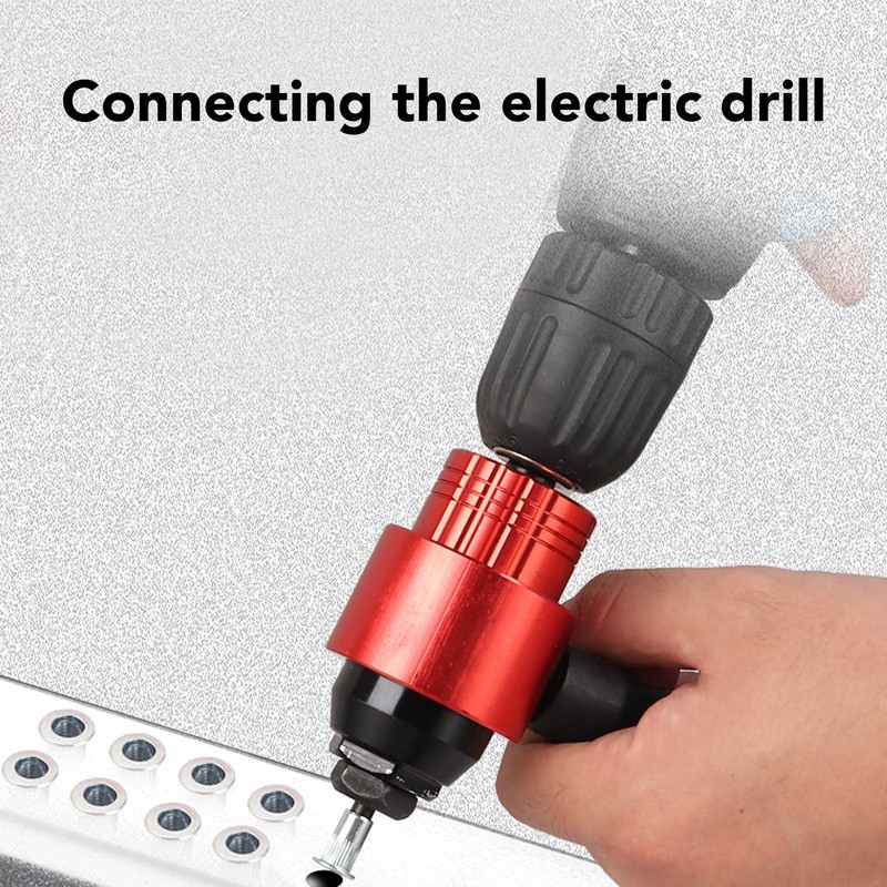 Rivet Nut Drill Adapter Clutched Metal Manual and Electric Rivet