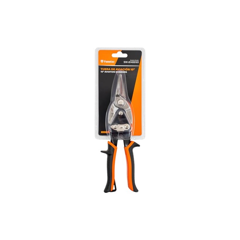 Tijeras de Aviación Corte Recto 10" con mango grip,SW-81400101