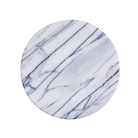 JEmarble Trivets, 8-Inch Height, Marble, White