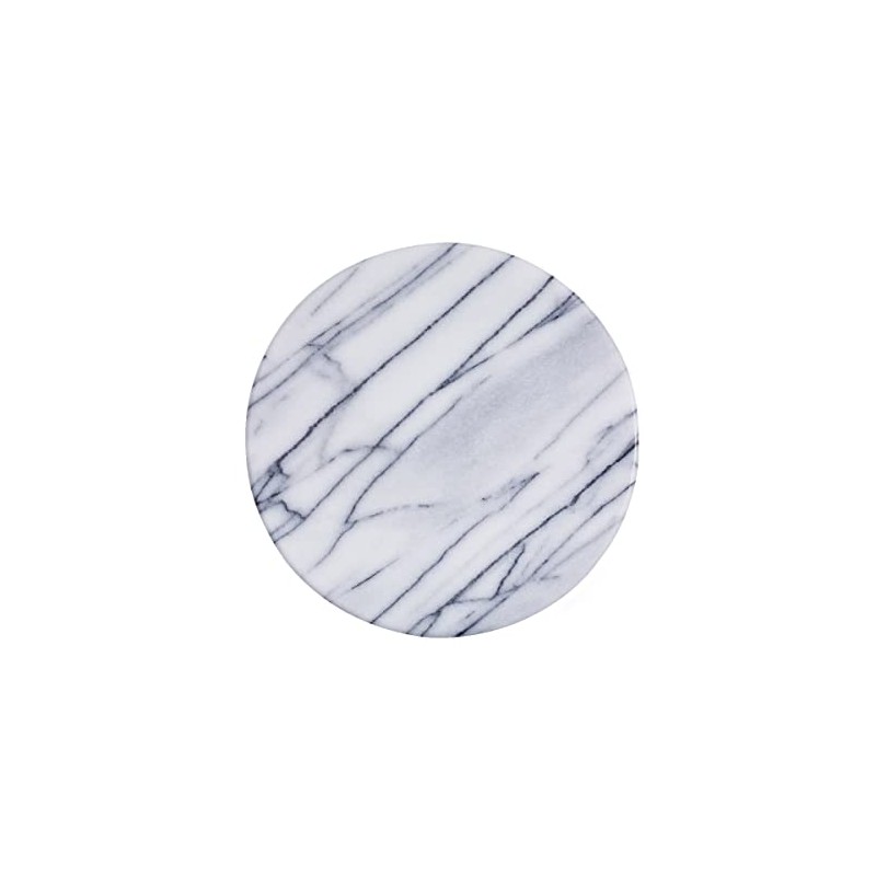 JEmarble Trivets, 8-Inch Height, Marble, White