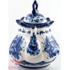 Porcelain Gzhel teapot coffee server handmade in Russia 650ml