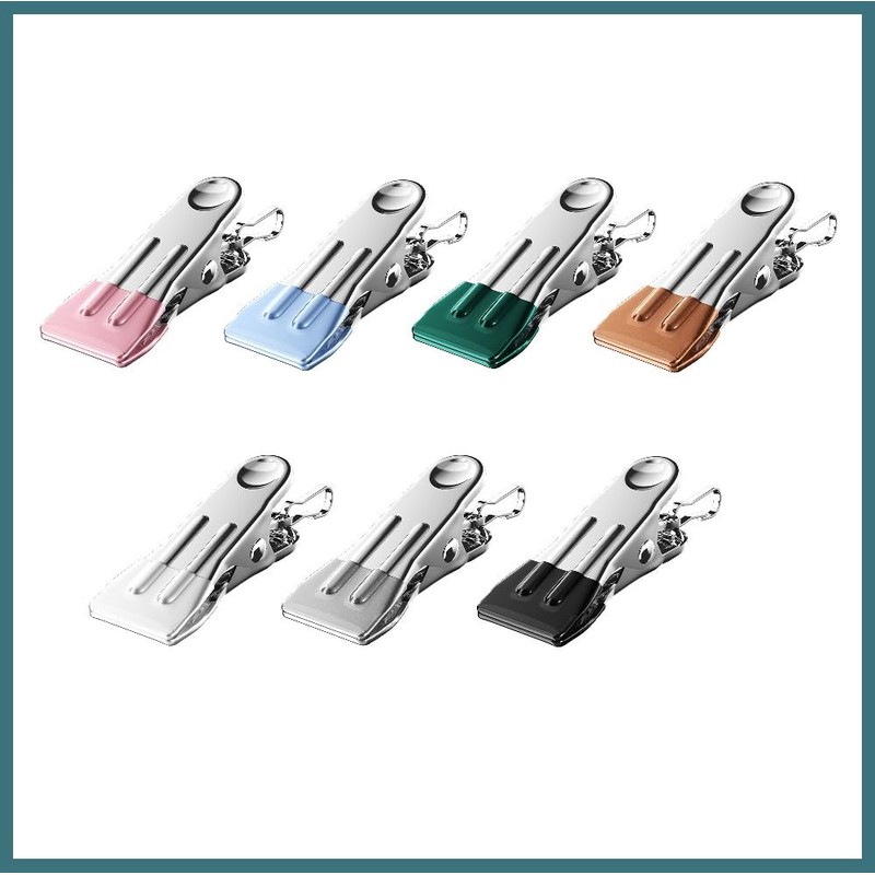 ASK Stainless Steel Clothespins with Hooks, Small 2.2 inches (5.5