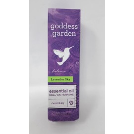 Goddess Garden Essential Oil Lavender SkyRoll On Perfume .30 oz Organic