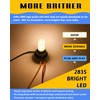 UNXMRFF 3-Pack BA15S LED 12Volt RV Camper Interior Light Bulbs,1141