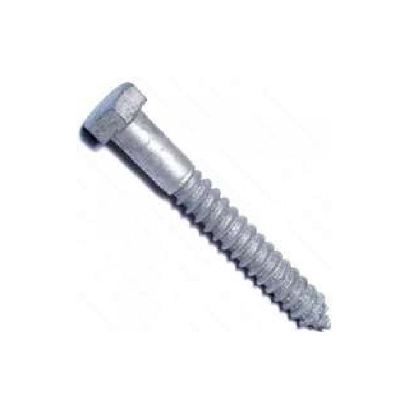 Midwest Products 05596 Galvanized Hex Large Screws 1/2x4