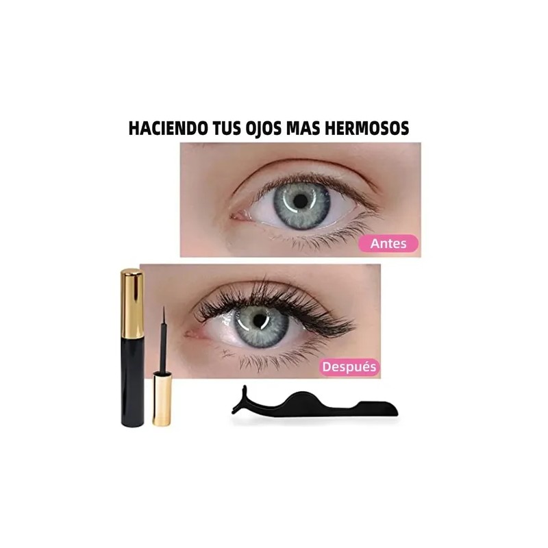 Pestañas Magnéticas 3d Impermeables 10 Pares