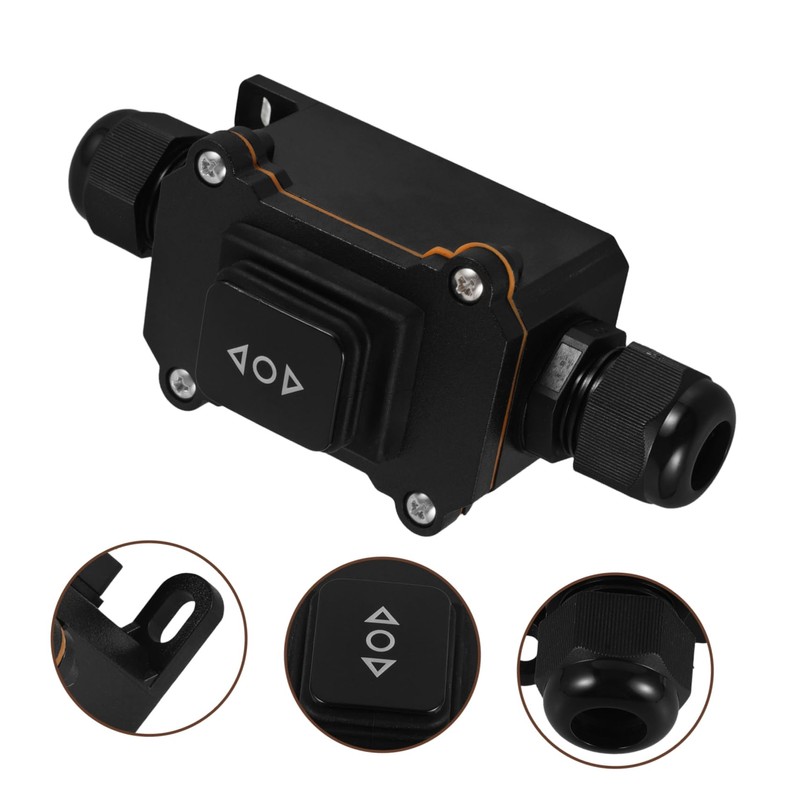 JECOMPRIS Waterproof Switch 6-pin 3-position Momentary Push Button Motor Forward