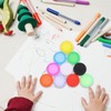 IMIKEYA Pack of 100 Plastic Bottle Lids, Colourful Bottle Lids,
