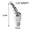 TAYCZGQL Swivel Air Fitting 1/4" Swivel Air Fitting Coupler Tool