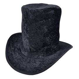 Fancy Dress Hats / Budget Tall Top Hat, Gravedigger, Stovepipe