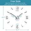 Mintime Large Wall Clock Battery Operated DIY Wall Clock for