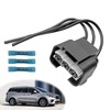 Dunviku Blower Motor Cooling Fan Resistor, Pigtail Connector Compatible with