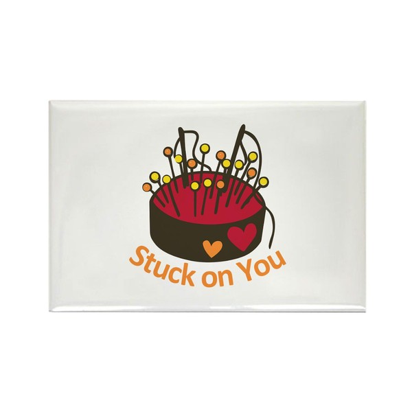 CafePress Pins & Needles Magnets Rectangle Magnet (100 pack)
