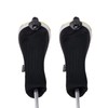 Andux 3Pcs/Set Gold Golf Hybrids Club Head Covers with Dial
