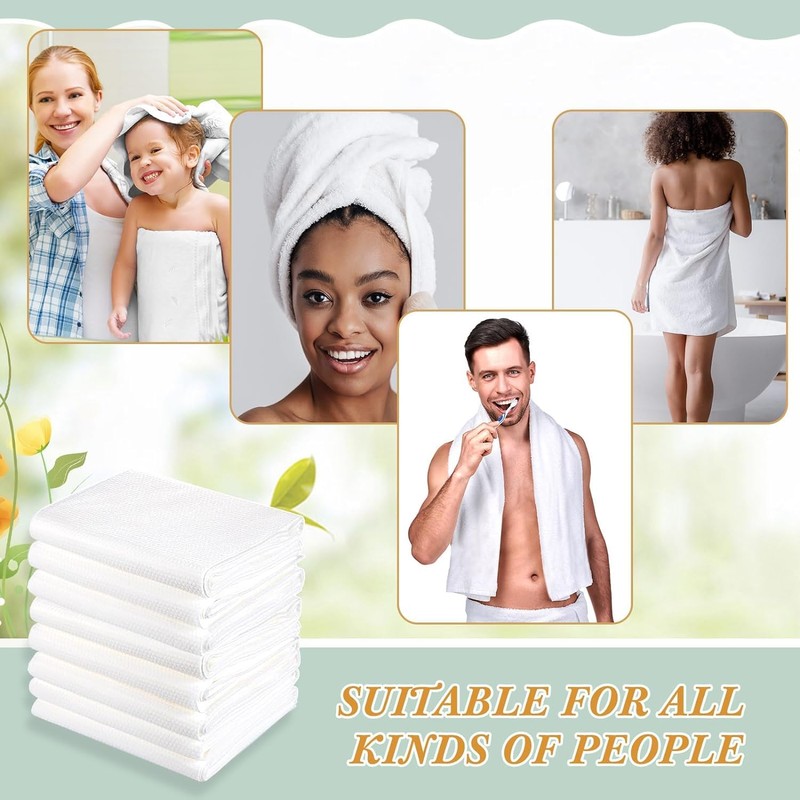 10 Pack Disposable Bath Towels Body Towel, 140x70 cm Extra