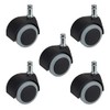 Dörner + Helmer Pack of 5 Parquet Double Swivel Chair