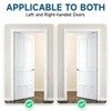 Treasem 3 Pack Self Closing Door Hinges, 3.5 Inch Spring