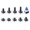 Longruner LP12 Tact Switch, Instantaneous Tactile, 10 Types, Push Button