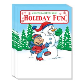 ZOCO - Holiday Fun - Coloring Books (25 Bulk Pack, Without Crayons) - Christmas Stocking Stuffers, Xmas Party Favors, Puzzles, Mazes, Word Search, Activities for Kids