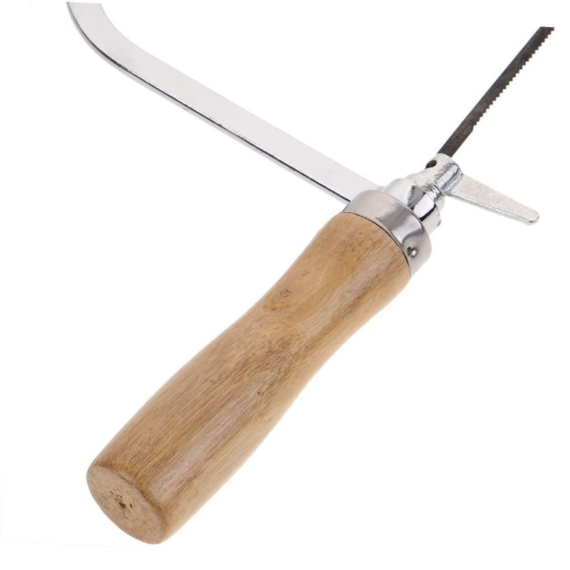 jojofuny Wooden-handled Scroll Saw Machine Fret Saw Jewelry Tool Saw