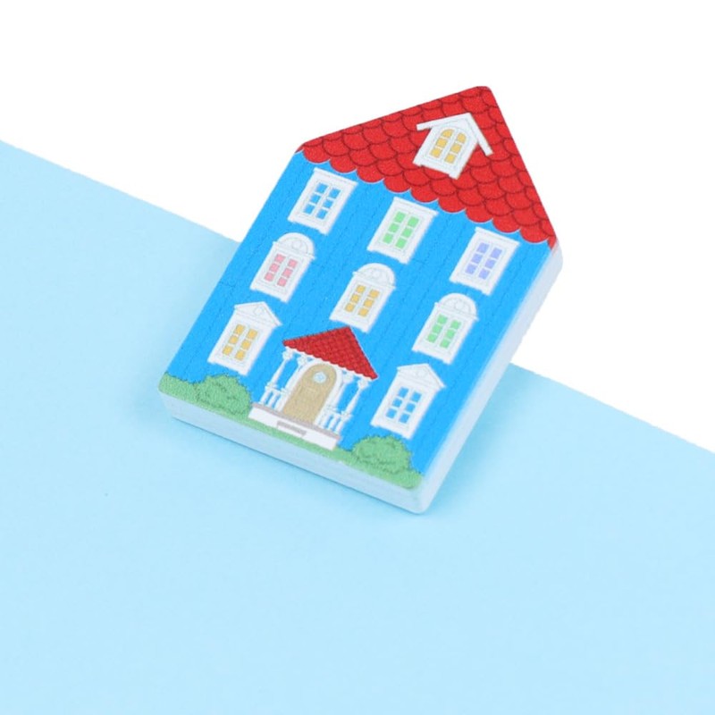 Sunstar Stationery Moomin Clip, Wooden Moomin Yashiki S3624102