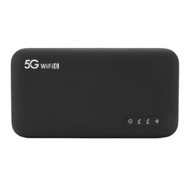 Dpofirs 5G Mobile Hotspot Portable Router with SIM Card Slot for Home Travel, Support 16 Devices, 6100mAh, 2.77Gbps Download, 1.25Gbps Upload