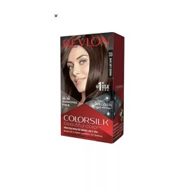 Revlon 3 Pack REVLON COLORSILK # 33 2WB DARK SOFT BROWN (NEW). 16a2