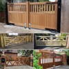 Homhoo Spring Loaded Gate Casters 5” Heavy Duty Gate Caster