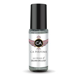 CA Perfume Impression of Delina Exclusif for Women Perfume Oil Amber Scent Long Lasting Perfumes for Women Travel Size Mini Perfume Sample TSA Ready Body Oil Roll-on 0.14 Fl Oz 4ml