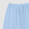 JAJU Seersucker 5-part Pajama Set_Dark Blue