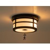 OUPAVOCS Motion Sensor Outdoor Ceiling Light, Flush Mount Front Porch