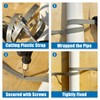 Plastic Hanger Strap 3/4 Inch x 30 FT Reinforced Flexible